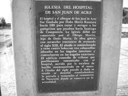 ruinas del antiguo hospital de peregrinos de san Juan de Acre- Navarrete